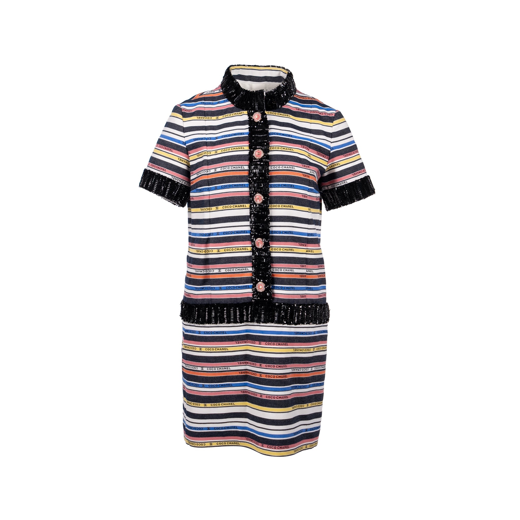 chanel-size-38-sequin-rainbow-dress-cotton-black-multicolour