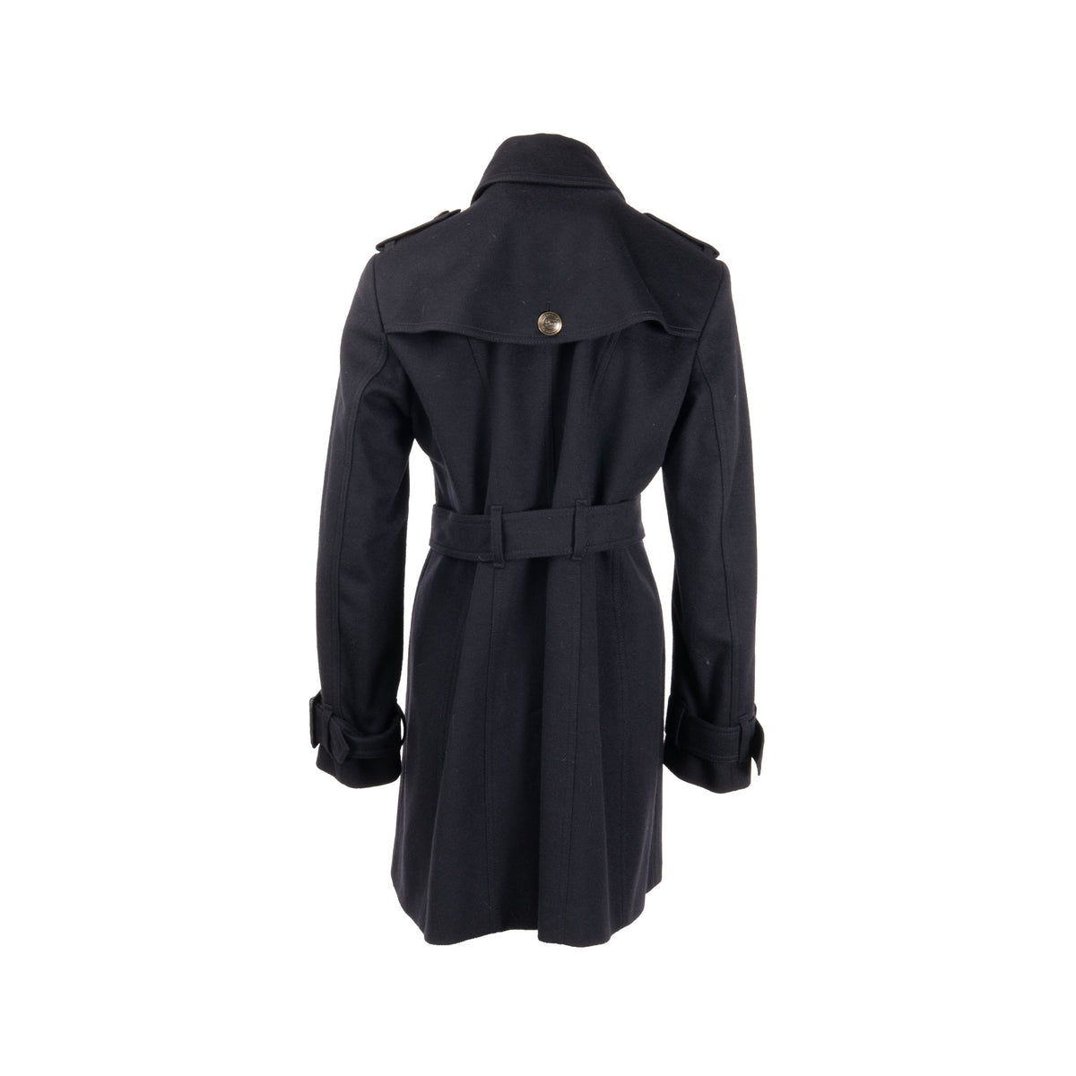 burberry-size-uk12-detailed-button-trench-coat-virgin-wool-cashmere-dark-blue