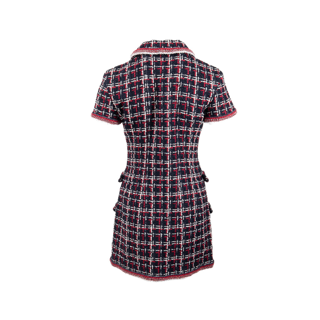 chanel-size-36-tweed-short-sleeve-mini-dress-viscose-navy-multicolour