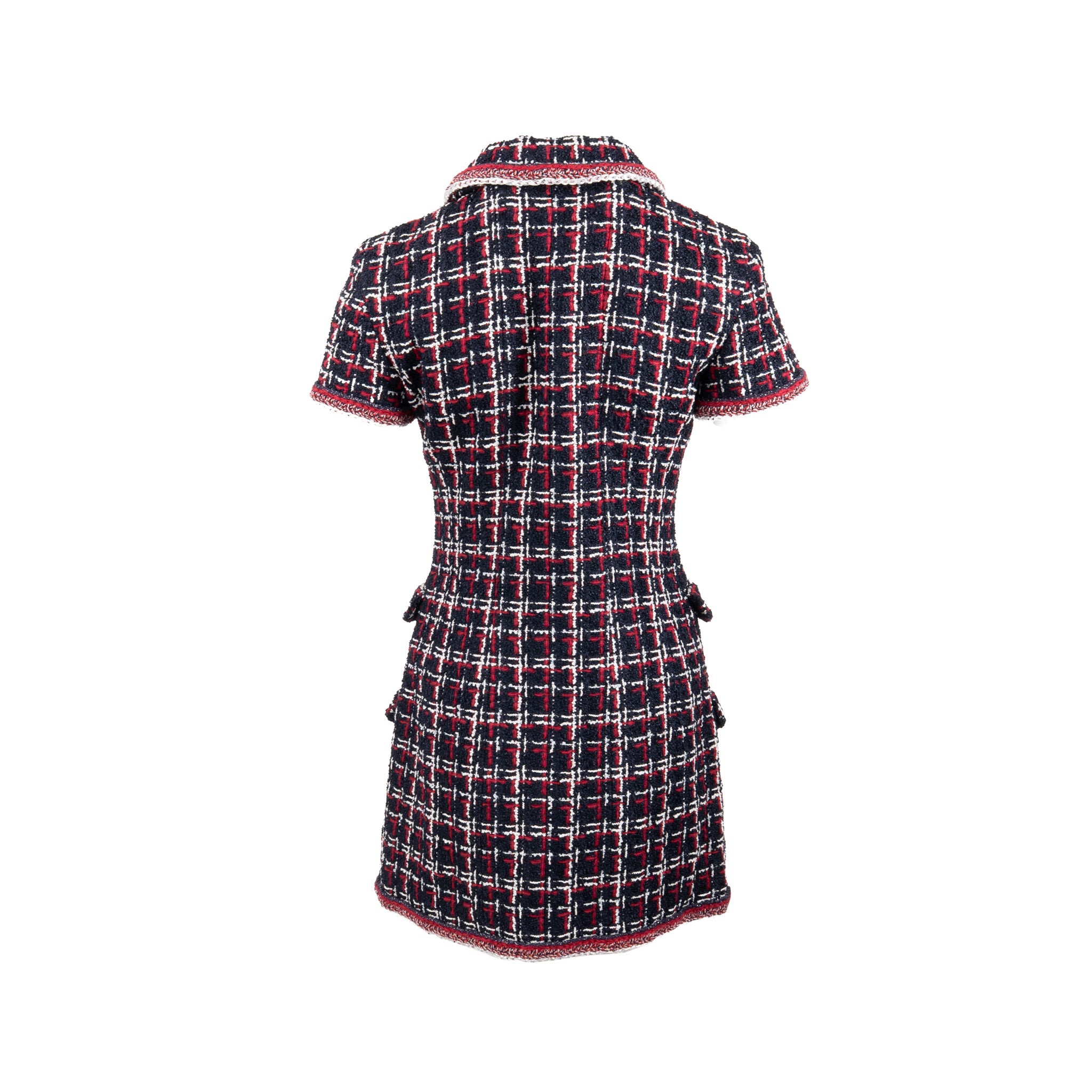 chanel-size-36-tweed-short-sleeve-mini-dress-viscose-navy-multicolour