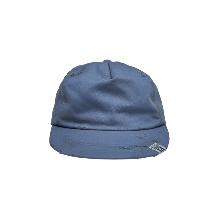 Maison Mihara Yasuhiro Damege Processing Textile Cap 'Blue'