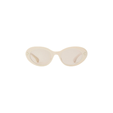 Sporty & Rich Frame N.05 Sunglasses — Cream