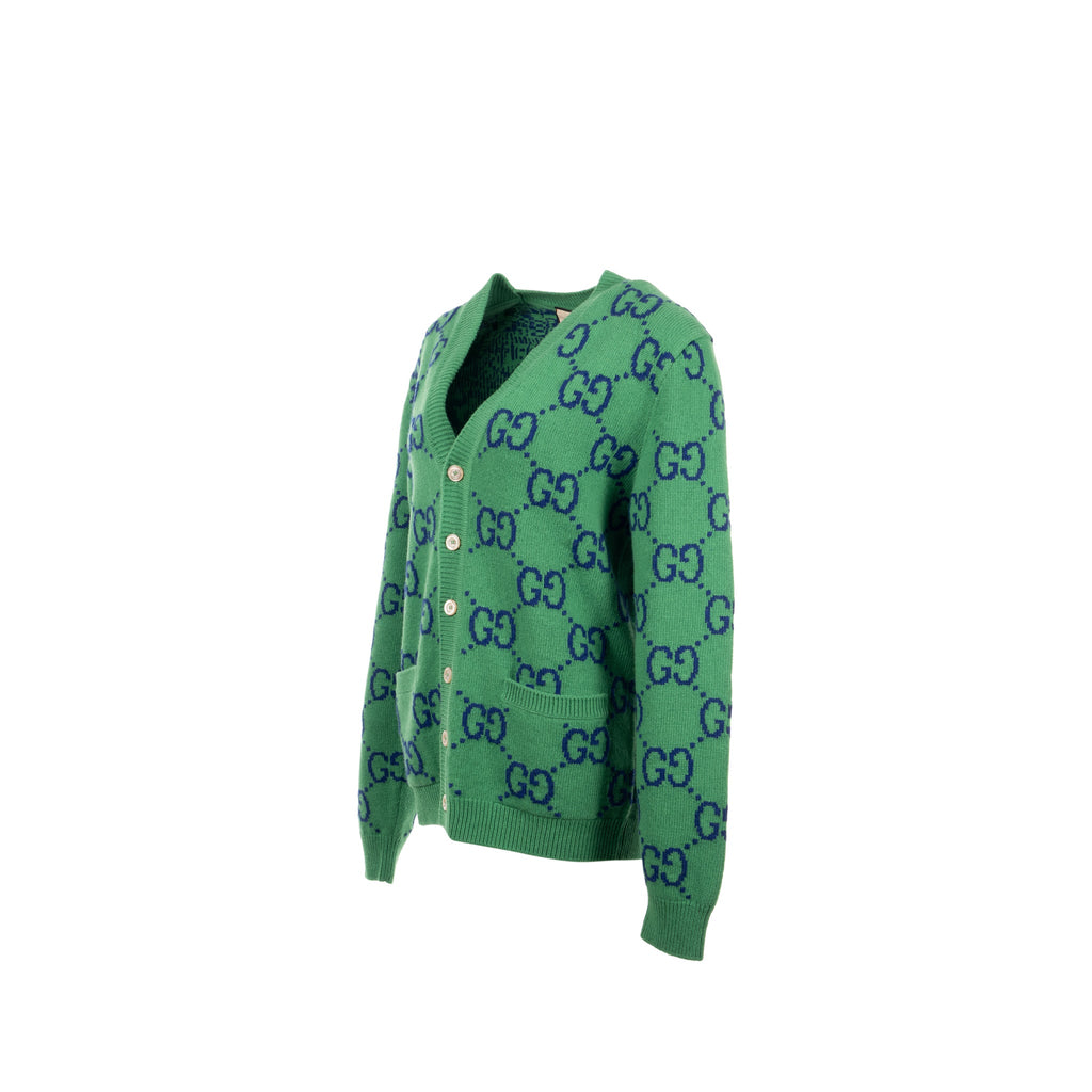 gucci-size-s-gg-knitted-cardigan-wool-laine-green-multicolour