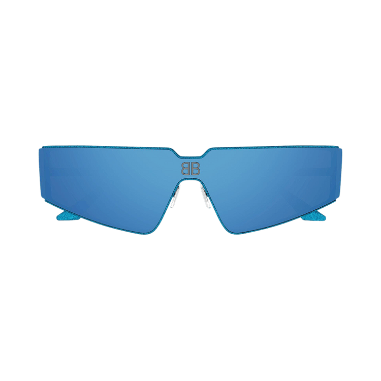 Balenciaga Geometric Sunglasses — Blue