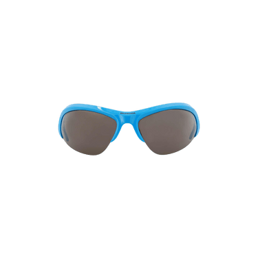Balenciaga Wrap Around Sunglasses — Blue