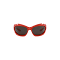 Balenciaga Wrap Around Sunglasses — Red