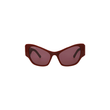 Balenciaga Cat Eye Sunglasses — Red – Burgundy BB0259S 002