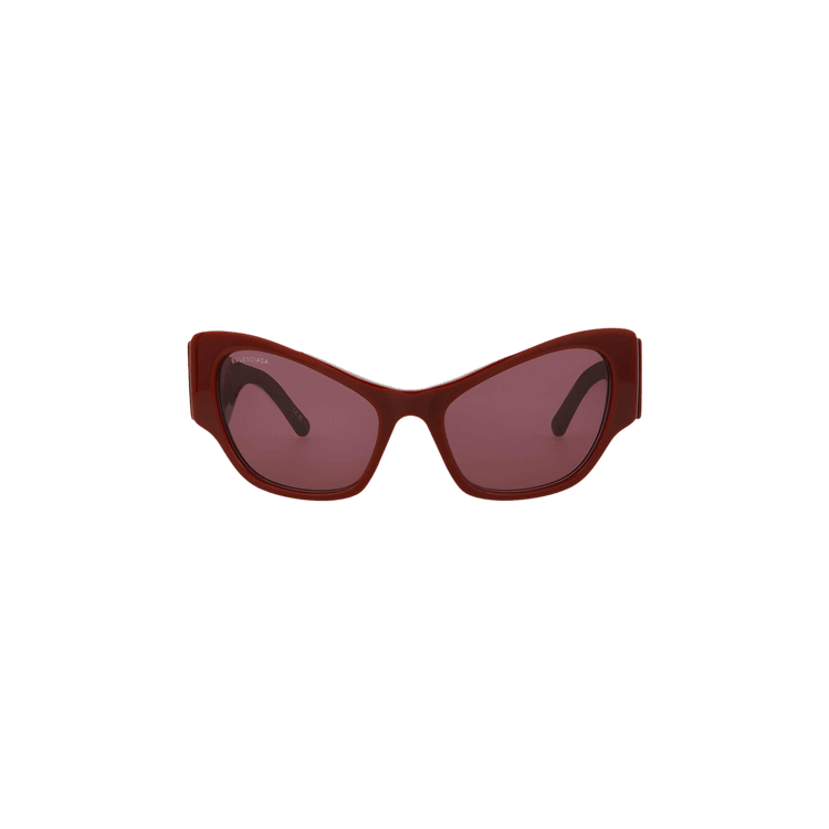 Balenciaga Cat Eye Sunglasses — Red – Burgundy BB0259S 002