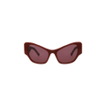 Balenciaga Cat Eye Sunglasses — Red – Burgundy BB0259S 002