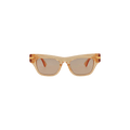 Bottega Veneta Square Sunglasses — Orange – Brown BV1122S 007