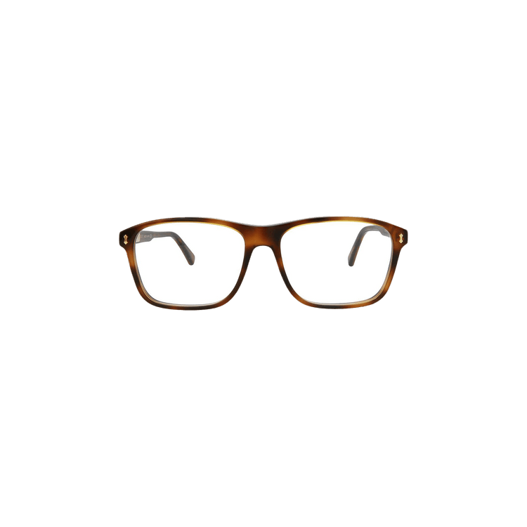Gucci Rectangular Sunglasses — Brown – Havana Transparent GG1045O 005