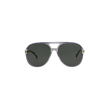 Gucci Aviator Sunglasses — Grey – Silver GG1104S 001
