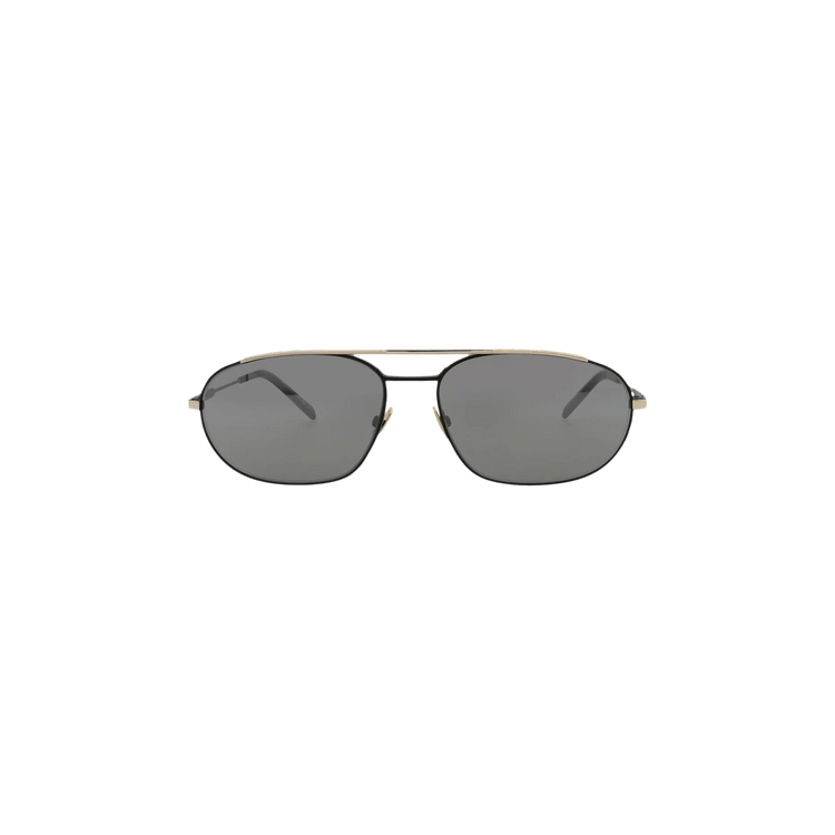 Saint Laurent Oval Sunglasses — Black – Trevalie Silver 561 003