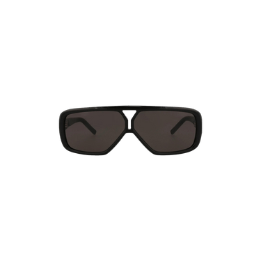 Saint Laurent Rectangular Sunglasses — Black