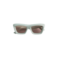 Bottega Veneta Cat Eye Sunglasses — Green – Brown 779417 V2Q30 3309