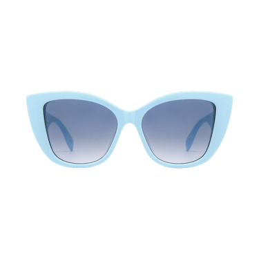 Alexander McQueen Graffiti Vintage Sunglasses — Blue