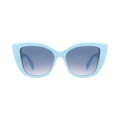 Alexander McQueen Graffiti Vintage Sunglasses — Blue
