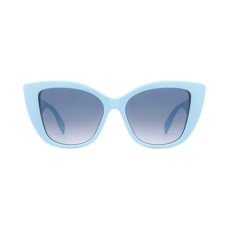 Alexander McQueen Graffiti Vintage Sunglasses — Blue