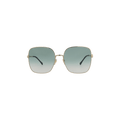 Gucci Square Sunglasses — Gold – Green GG0879S 003