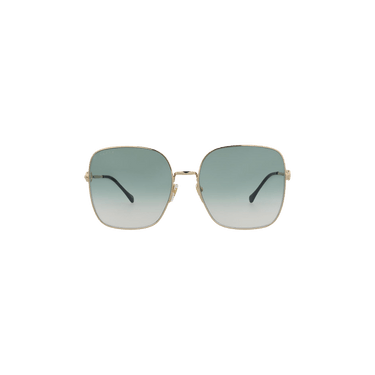 Gucci Square Sunglasses — Gold – Green GG0879S 003