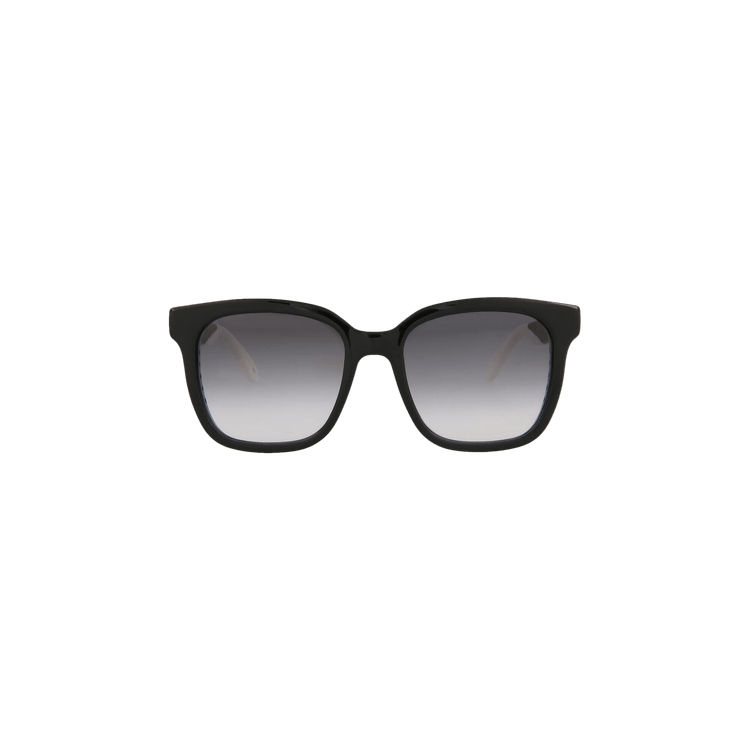 Alexander McQueen Square Sunglasses — Black – Grey AM0295SK 002