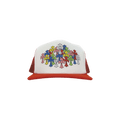 Chrome Hearts Multi Cross Trucker Hat 'Red/White'