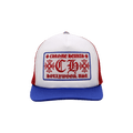 Chrome Hearts Hollywood USA Trucker Hat 'Blue/White/Red'