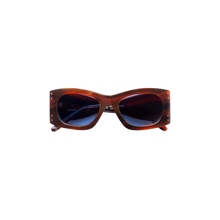 SUPER by RetroSuperFuture 4 Cerniere Sunglasses — Brown