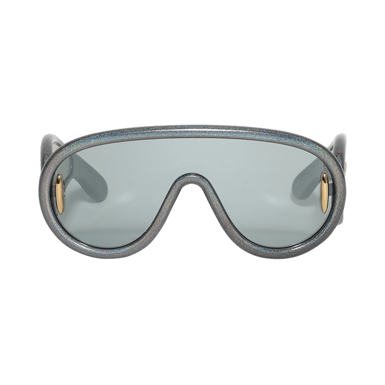 Loewe Paula's Ibiza Shield Sunglasses — Black