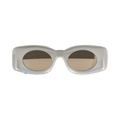 Loewe Paula's Ibiza Rectangular Sunglasses — White