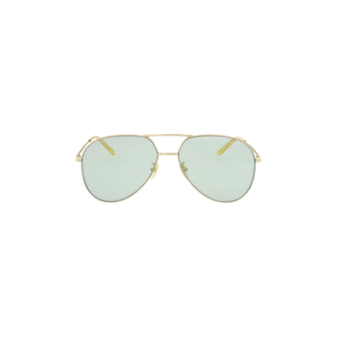 Gucci Aviator Sunglasses — Gold – Green GG0356S 004
