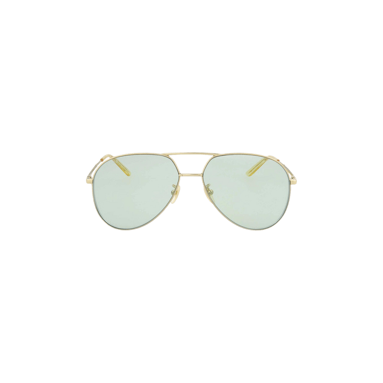 Gucci Aviator Sunglasses — Gold – Green GG0356S 004