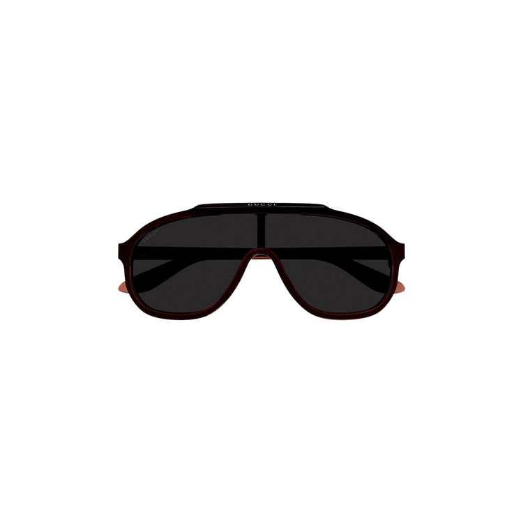Gucci Shield Sunglasses — Black – Grey GG1038S 001