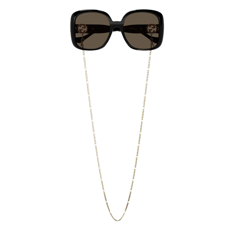 Gucci Square Sunglasses — Black – Trevalie Brown GG1029SA 005
