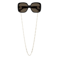 Gucci Square Sunglasses — Black – Trevalie Brown GG1029SA 005