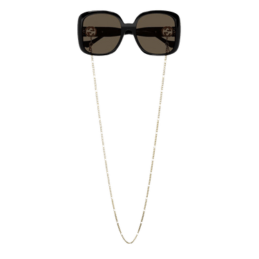 Gucci Square Sunglasses — Black – Trevalie Brown GG1029SA 005