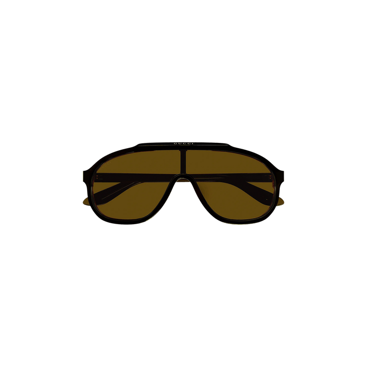 Gucci Shield Sunglasses — Black – Yellow GG1038S 003