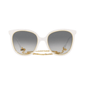 Gucci Round Sunglasses — White