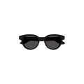 Alexander McQueen Round Sunglasses — Black – AM0383S 005