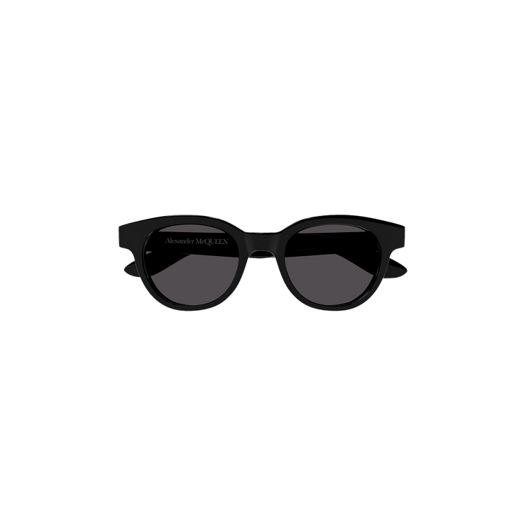 Alexander McQueen Round Sunglasses — Black – AM0383S 005