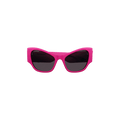 Balenciaga Cat Eye Sunglasses — Pink – Fuchsia Grey BB0259S 004