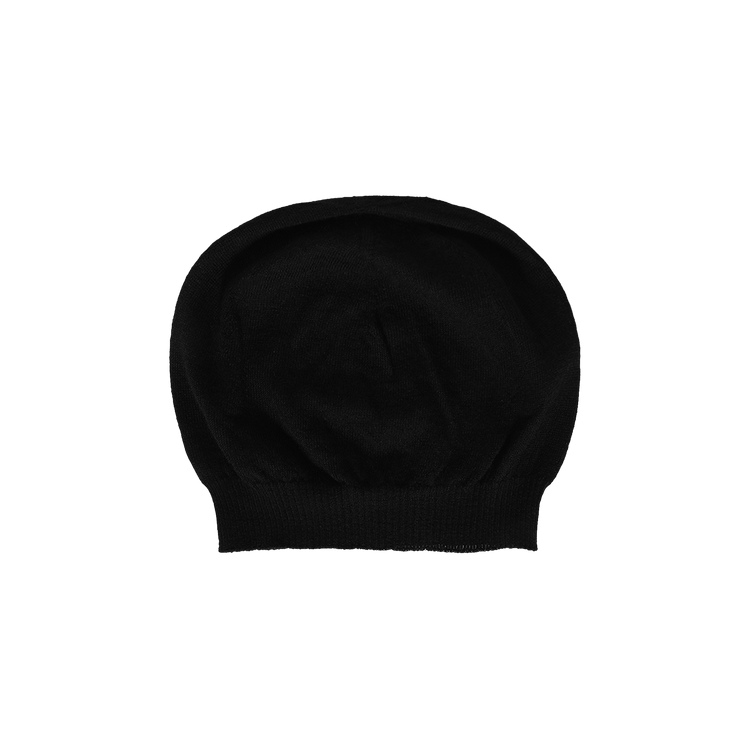 Rick Owens Ribbed Beanie 'Black' – M