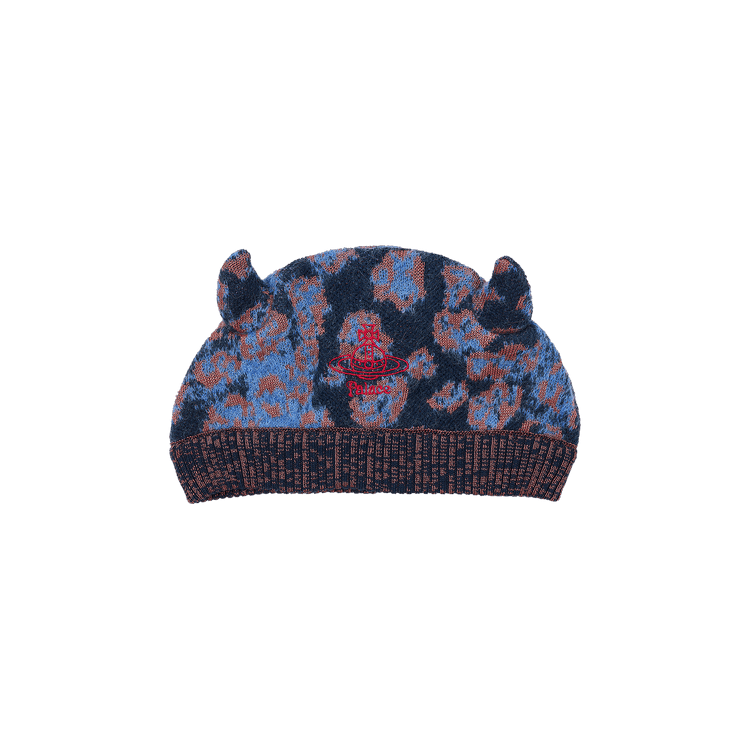 Palace x Vivienne Westwood Horny Beanie 'Pink Leopard'
