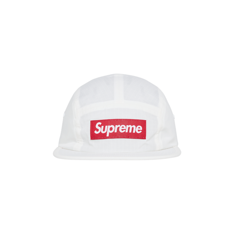 Supreme Waxed Ripstop Camp Cap 'White'