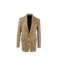 celine-size-34-houndstooth-blazer-wool-brown-green