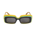 Loewe Multilayer Rectangular Sunglasses — Grey