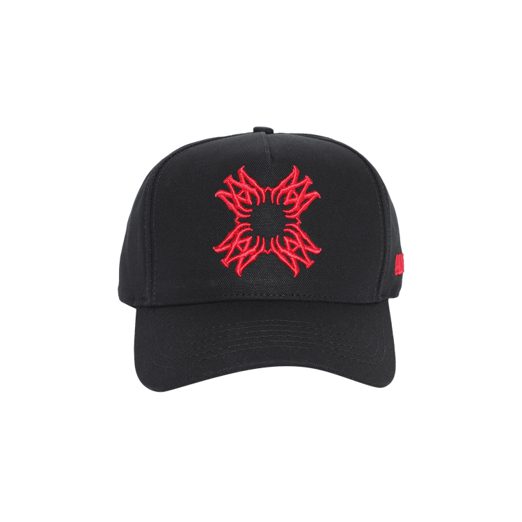 Amiri MA Quad Canvas Hat 'Black/Red'
