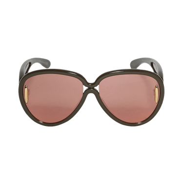 Loewe x Paula's Ibiza Pilot Mask Sunglasses — Green