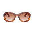Prada Oval Sunglasses — Brown