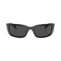 Prada Shield Sunglasses — Black